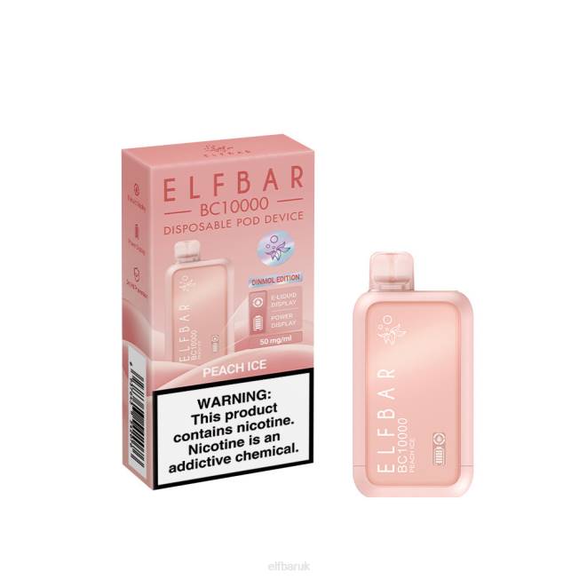 ELFBAR Best Flavor Disposable Vape BC10000 Ice Series Peach Ice BN2D7