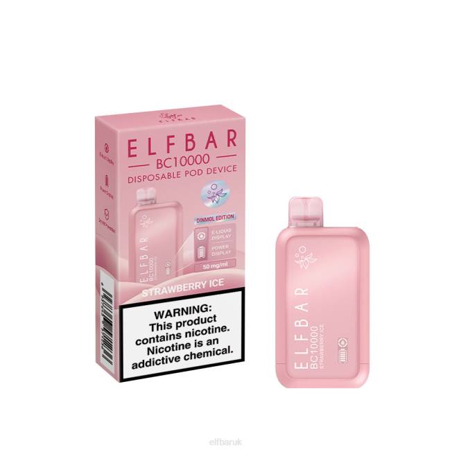 ELFBAR Best Flavor Disposable Vape BC10000 Ice Series Strawberry Ice BN2D8