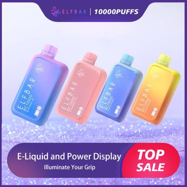 ELFBAR Best Flavor Disposable Vape BC10000 Top Sale Blue Razz Ice BN2D10