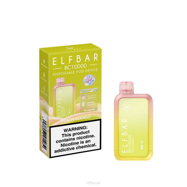 ELFBAR Best Flavor Disposable Vape BC10000 Top Sale Peach Mango BN2D12