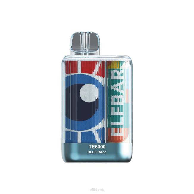 ELFBAR Best Flavor Disposable Vape TE6000 Blue Razz Ice Blue Razz Ice BN2D24