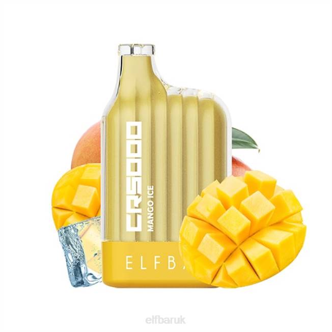 ELFBAR CR5000 Disposable Vape 5000 Puffs Mango Ice BN2D30
