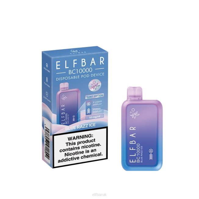 ELFBAR Disposable Vape New BC10000 10000Puffs Blue Razz Ice BN2D36