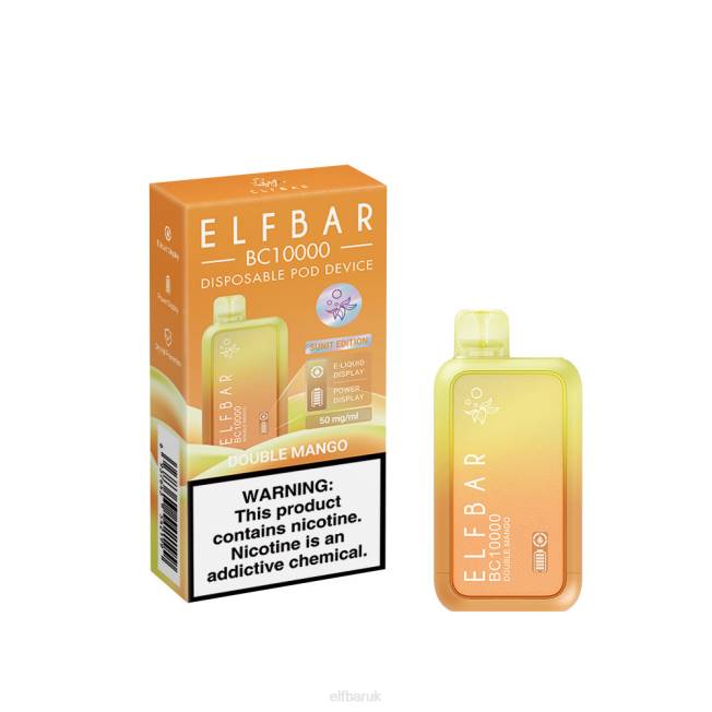 ELFBAR Disposable Vape New BC10000 10000Puffs Double Mango BN2D39