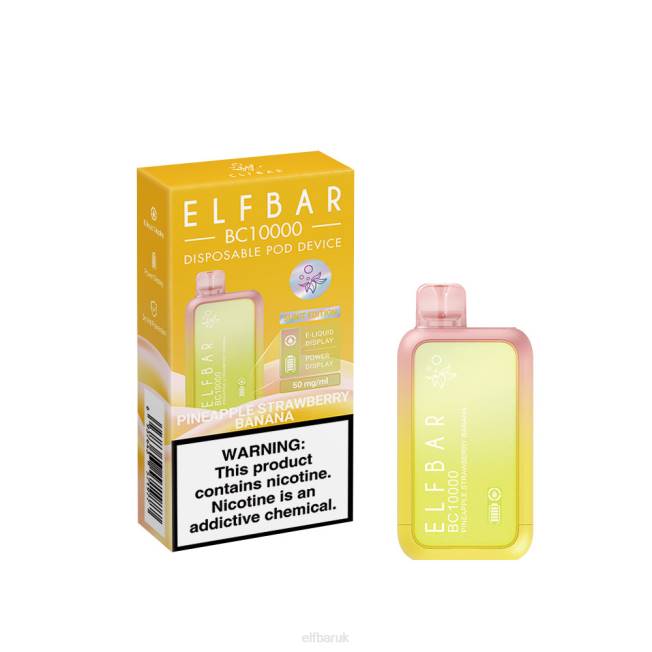 ELFBAR Disposable Vape New BC10000 10000Puffs Pineapple Strawberry Banana BN2D43