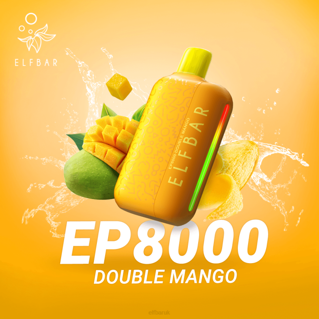 ELFBAR Disposable Vape New EP8000 Puffs Double Mango BN2D68