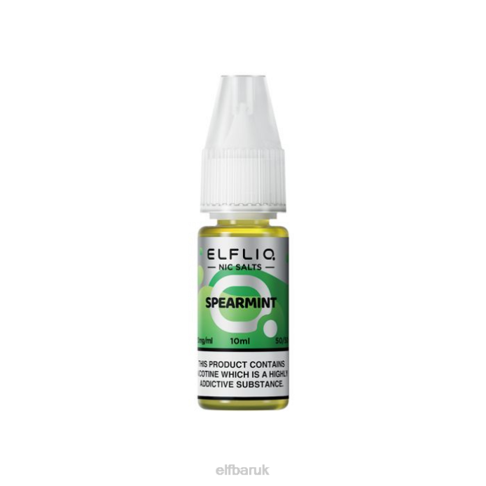 ELFBAR ELFLIQ Spearmint Nic Salts - 10ml-10 mg/ml DN42207