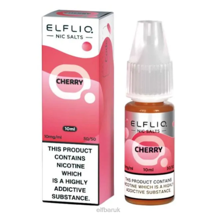 ELFBAR ElfLiq Nic Salts - Cherry - 10ml-10 mg/ml DN42199
