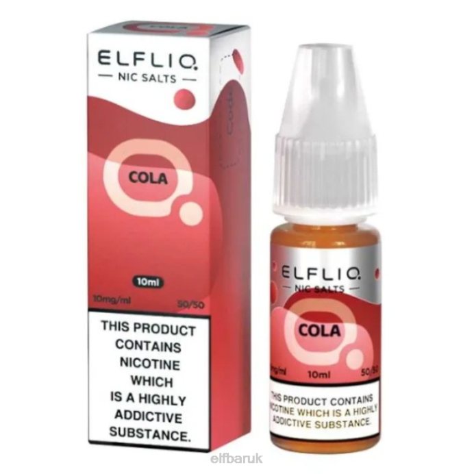 ELFBAR ElfLiq Nic Salts - Cola - 10ml-10 mg/ml DN42194