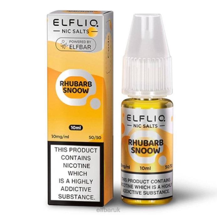 ELFBAR ElfLiq Nic Salts - Rhubarb Snoow - 10ml-10 mg/ml DN42171