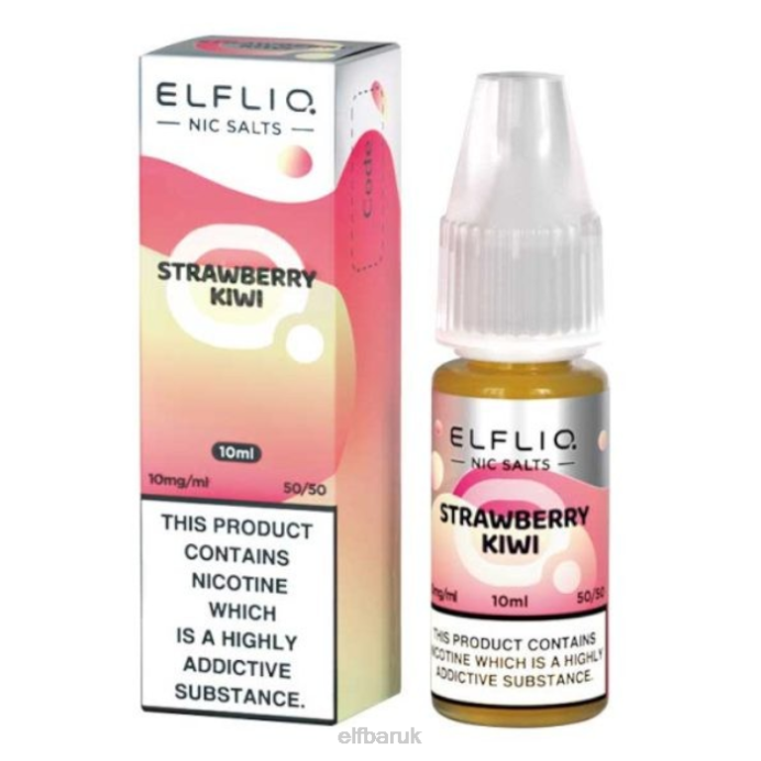 ELFBAR ElfLiq Nic Salts - Strawberry Kiwi - 10ml-10 mg/ml DN42180