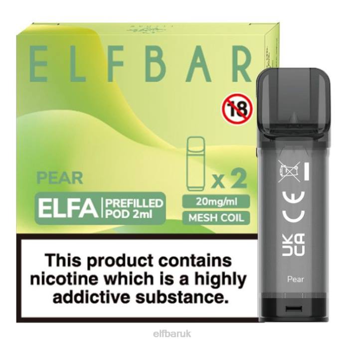 ELFBAR Elfa Pre-Filled Pod - 2ml - 20mg (2 Pack) DN42123 Pear