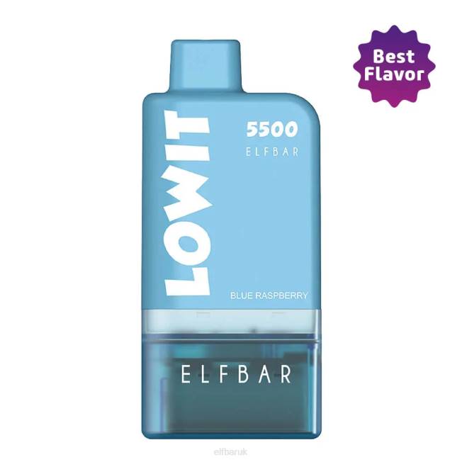 ELFBAR Prefilled Pod Kit LOWIT 5500 2%Nic Blue Raspberry Blue Raspberry+Blue Battery BN2D134